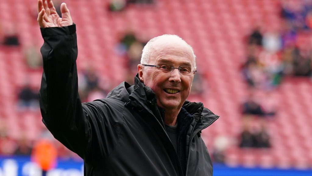 Sven-Goran Eriksson: Former England manager dies aged 76
