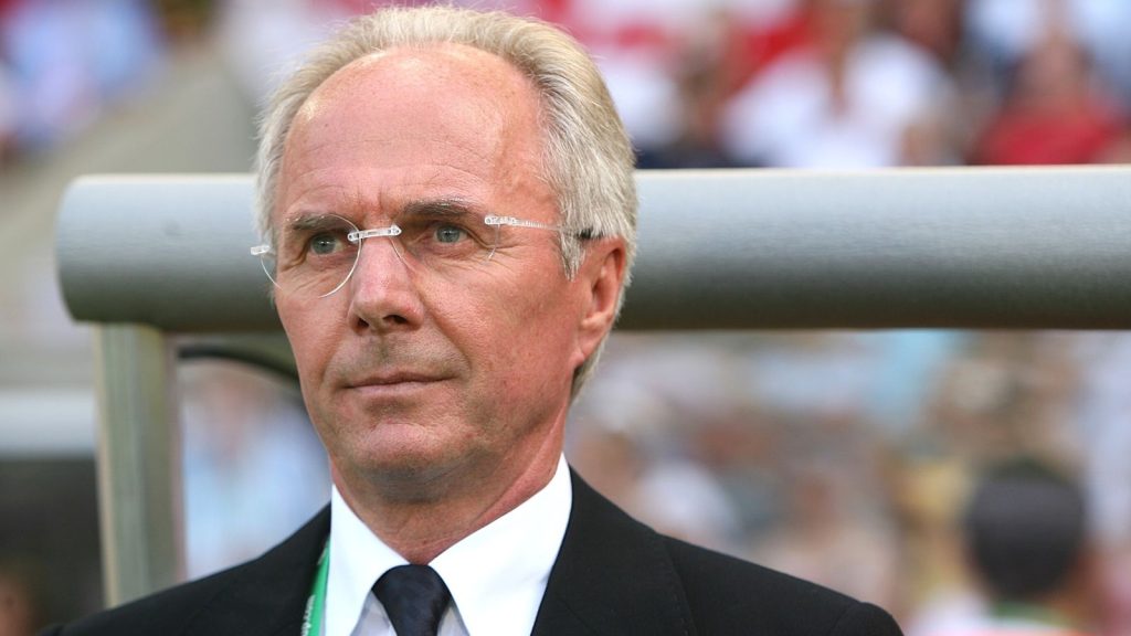 Former England Manager Eriksson Dies Aged 76
