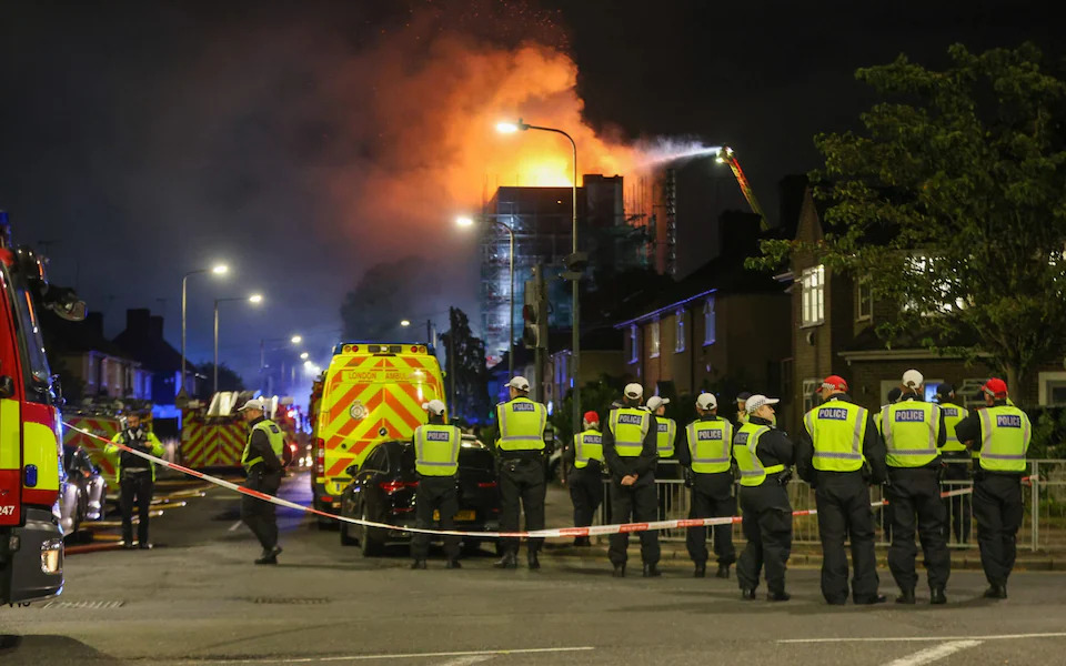 Over 200 Firefighters Battle Blaze, Residents Evacuated