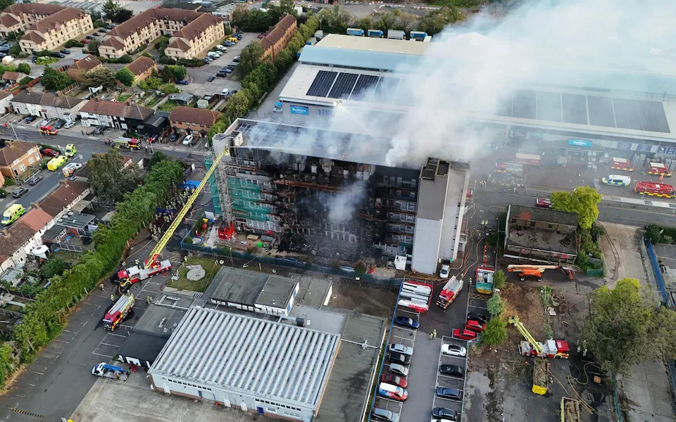 Major Fire at Dagenham High-Rise: 200+ Firefighters Respond, Residents Evacuated
