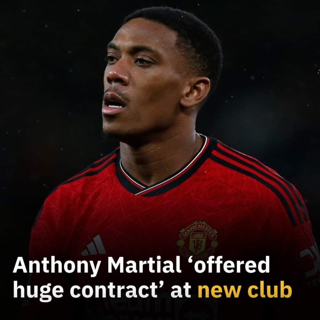 Anthony Martial Gets Big Offer from New Club