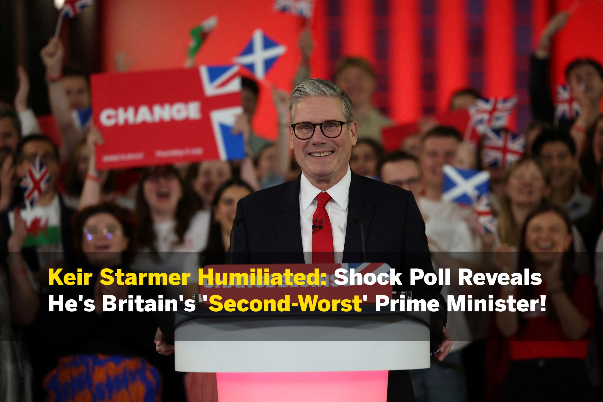 Keir Starmer Humiliated: Shock Poll Reveals He's Britain's 'Second-Worst' Prime Minister!