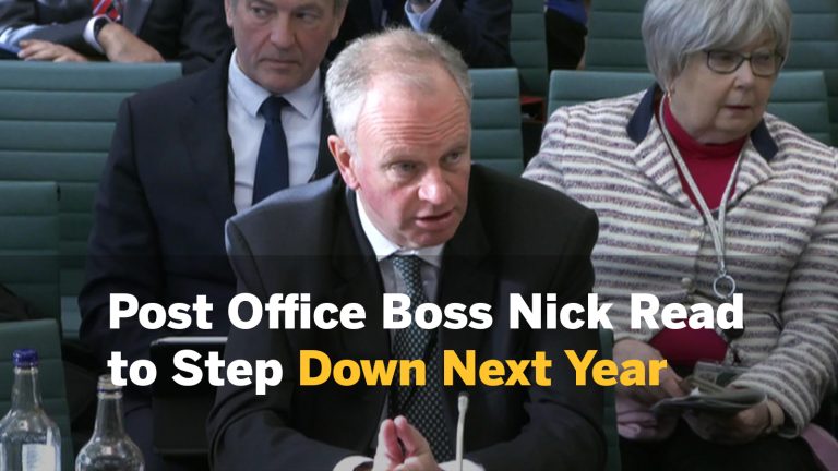 Post Office Boss Nick Read to Step Down Next Year