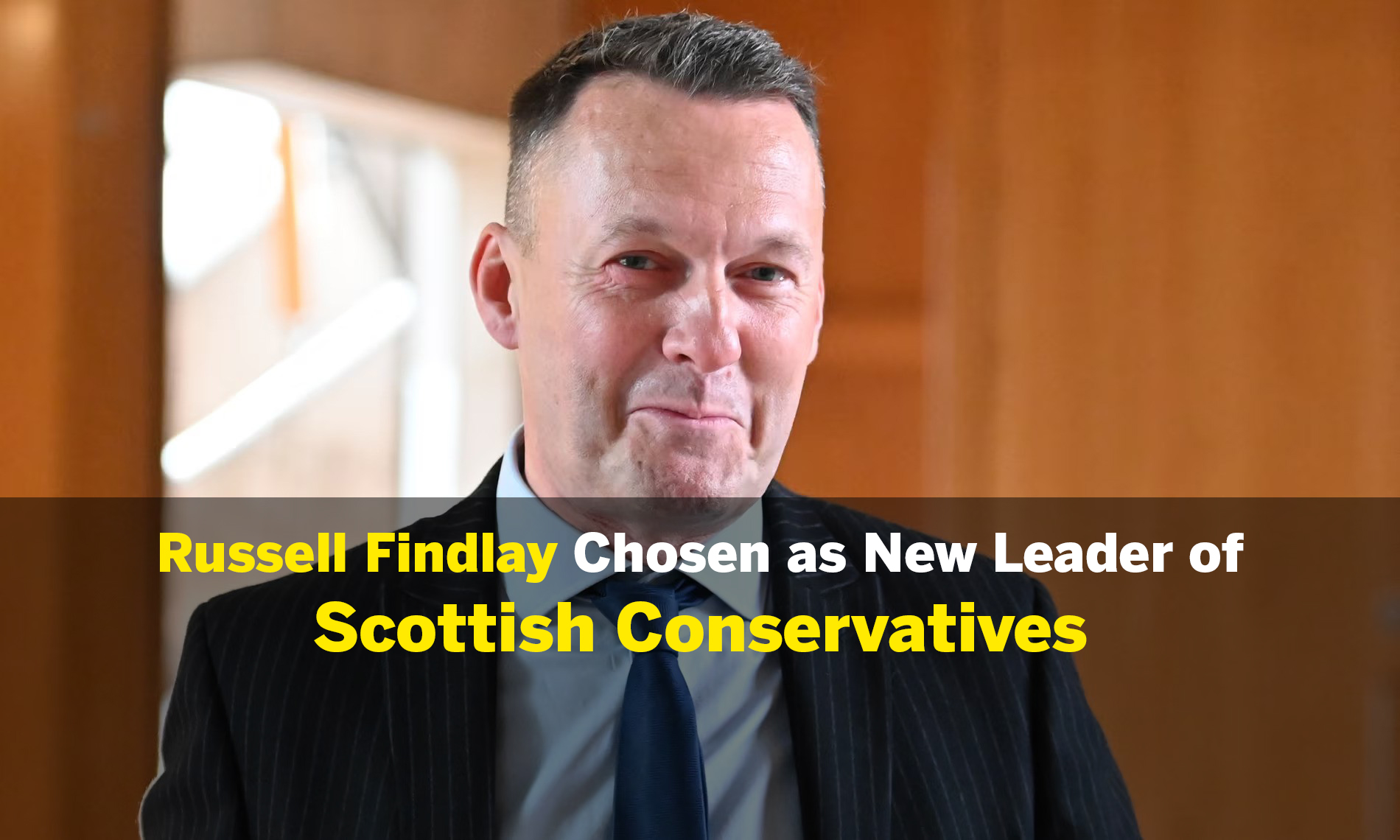 Russell Findlay Chosen as New Leader of Scottish Conservatives