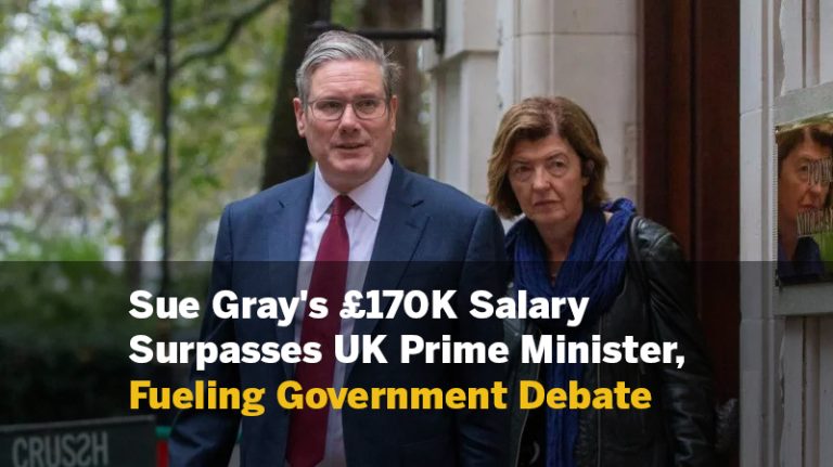 Sue Gray's £170K Salary Surpasses UK Prime Minister, Fueling Government Debate