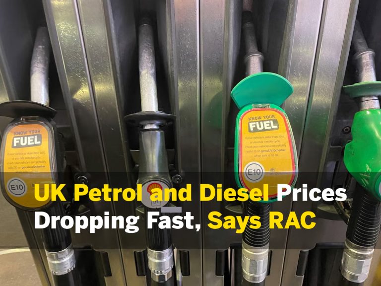 UK Petrol and Diesel Prices Dropping Fast