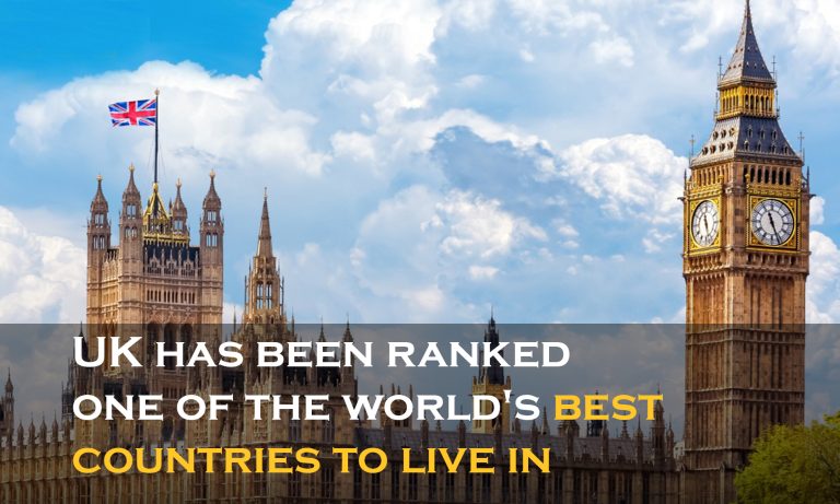 UK has been ranked one of the world's best countries to live in