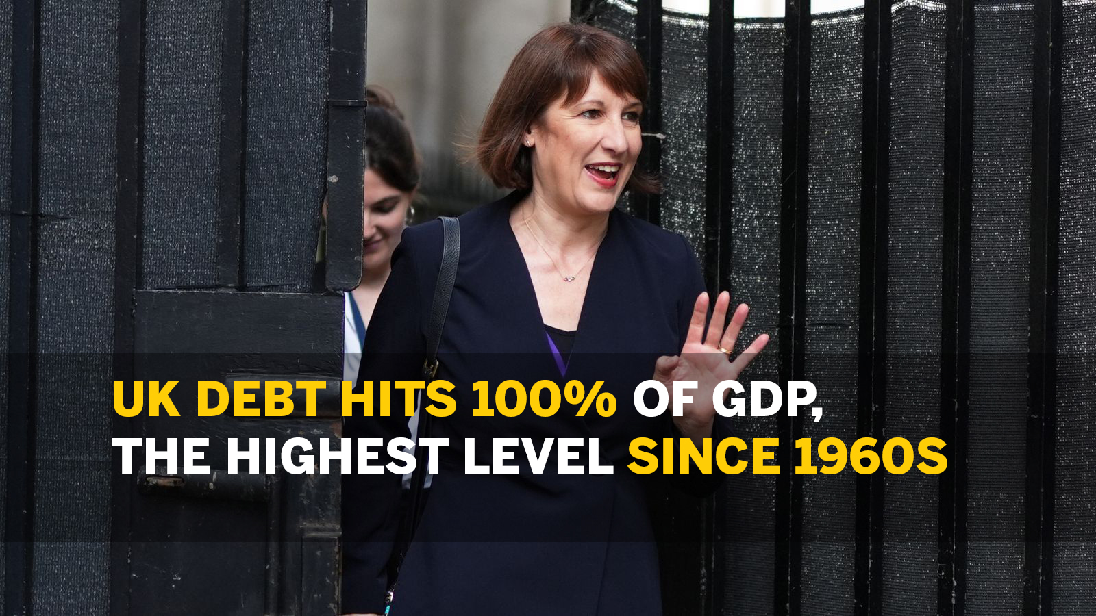 UK Debt Reaches 100% of GDP for First Time Since 1960s, Causing Major Financial Concerns.