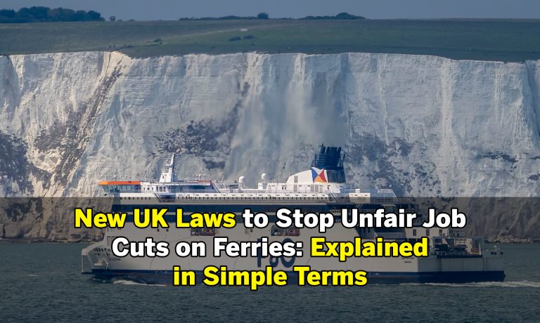 New UK Laws to Stop Unfair Job Cuts on Ferries: Explained in Simple Terms