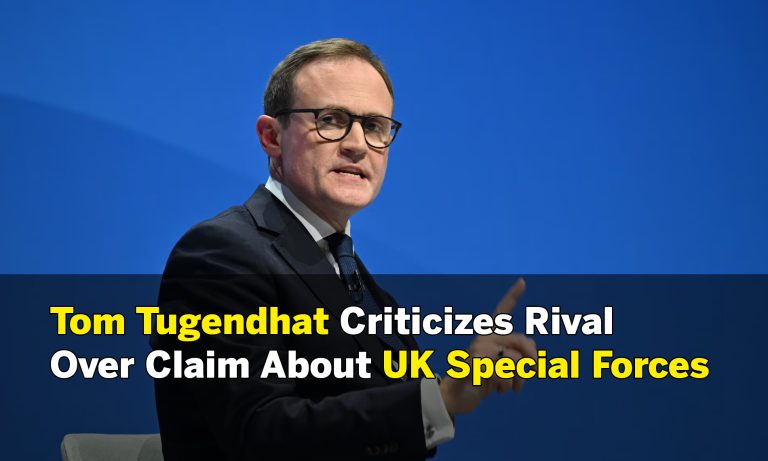 Tom Tugendhat Criticizes Rival Over Claim About UK Special Forces